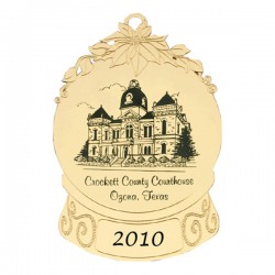 Custom Logo Snow Globe Holiday Ornament