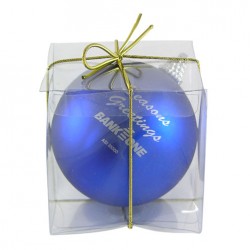 Custom Logo Round Holiday Ornament 3 1/4''