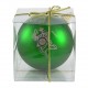 Custom Logo Round Holiday Ornament 3 1/4''