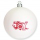 Custom Logo Round Holiday Ornament 3 1/4''