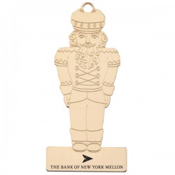 Custom Logo Nutcracker Holiday Ornament