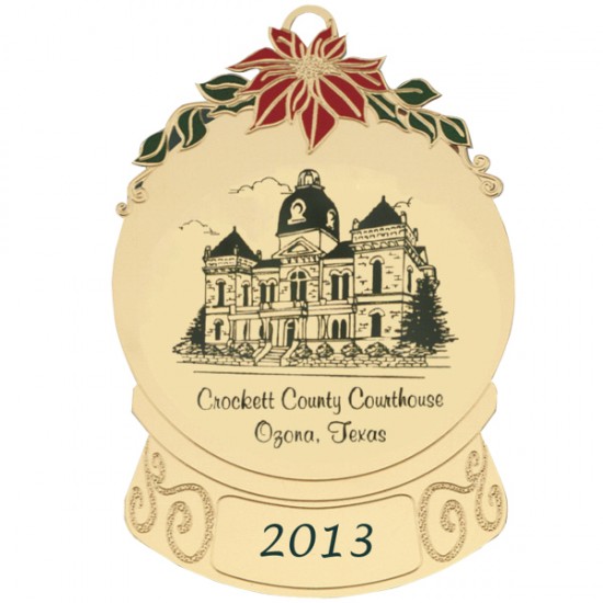 Custom Logo Snow Globe Holiday Ornament