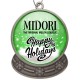 Custom Logo Antique Silver Finish Snow Globe Shape Ornament