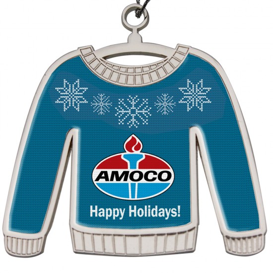 Custom Logo Shiny Nickel Finish Ugly Sweater