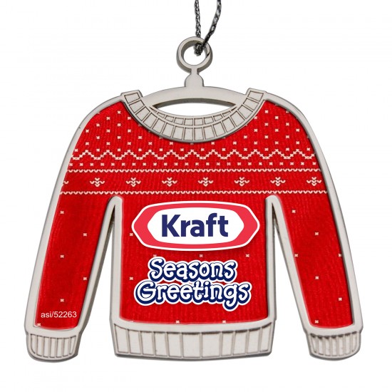 Custom Logo Shiny Nickel Finish Ugly Sweater