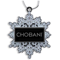 Custom Logo Glitter Snowflake Ornament