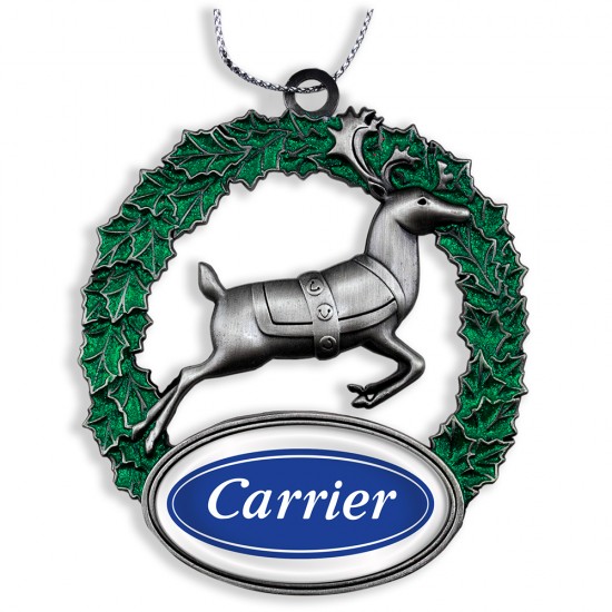 Custom Logo Glitter Wreath Ornament