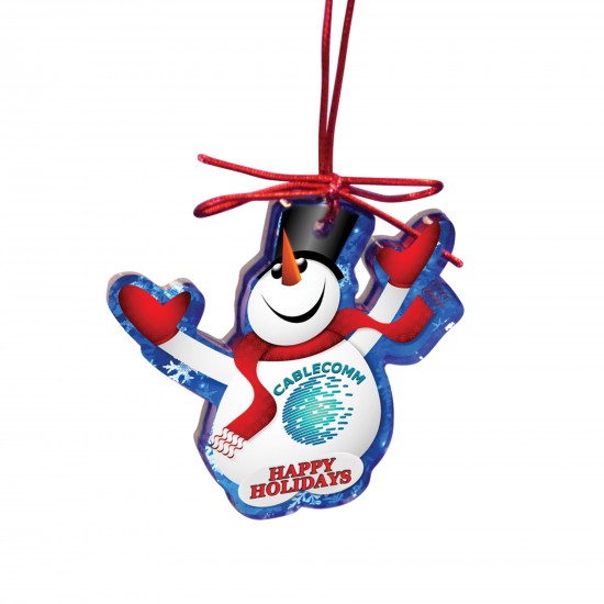 Custom Shape Acrylic Christmas Ornaments with Your Logo