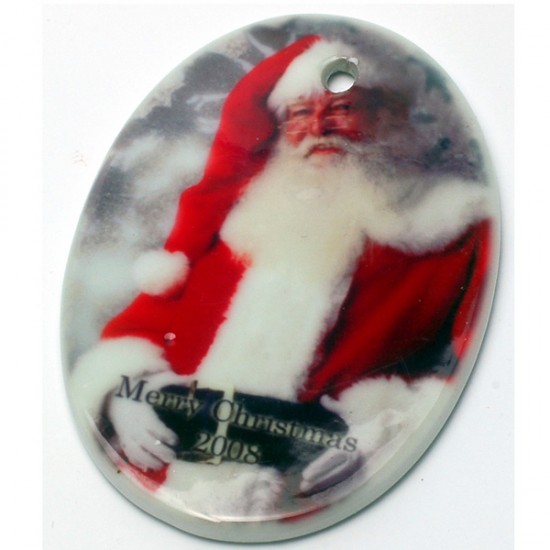 Custom Logo Full Color Ceramic Ornaments