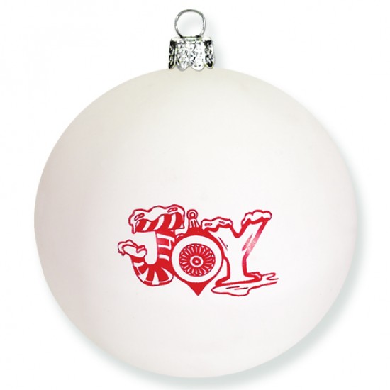 Custom Logo 4" Round Ornament