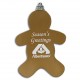 Custom Logo Gingerbread Man Ornament