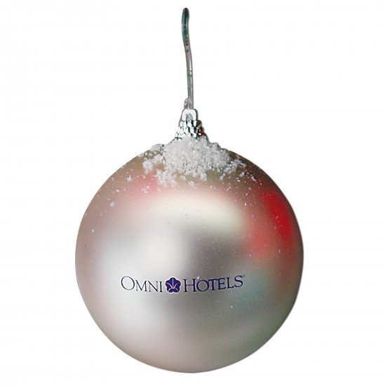 Custom Logo 4" Round Ornament