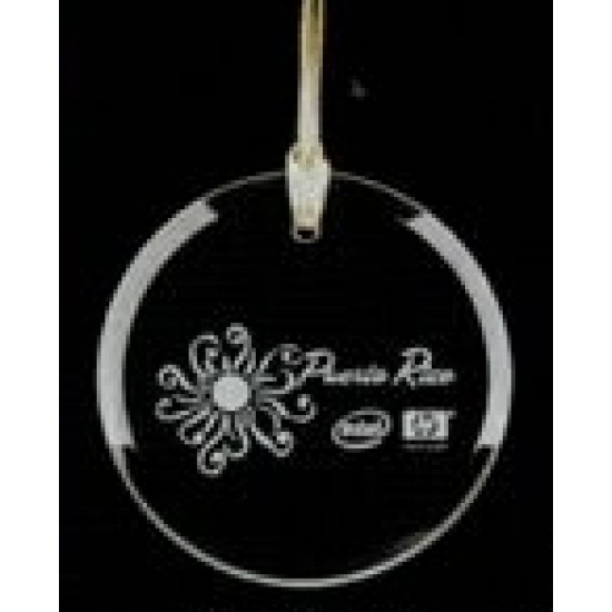 Custom Logo Circle Ornament