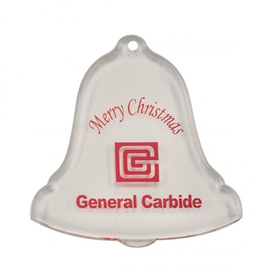 Custom Logo Bell Acrylic Ornament with Custom Imprint