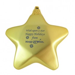 Custom Logo Star Ornament