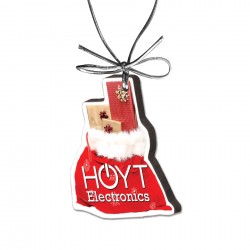 Custom Shape Wood Christmas Ornaments with Your Logo