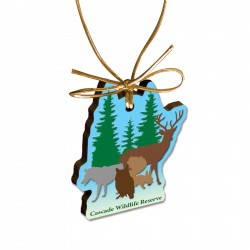 Custom Shape Wood Christmas Ornaments with Your Logo