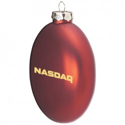 Custom Logo - 3-3/4" - Ellipsoid Tablet Ornament Custom Logo - 3-3/4" - Ellipsoid Tablet Ornament