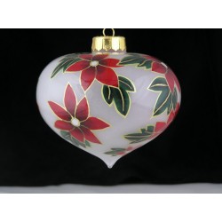 Custom Logo Onion Shape Glass Ornament - Simple Artwork