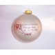 Custom Logo Ball Glass Ornament - Simple Artwork