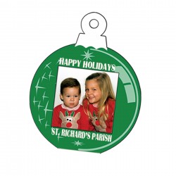 Custom Logo Holiday Fun Ornament Photo Frame  Custom Logo Holiday Fun Ornament Photo Frame
